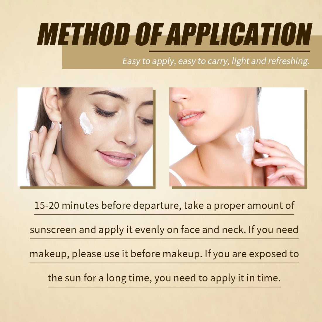 SPF 50 Face Sunscreen Non Lightweight Rice Probiotic Brightening Greasy UV Protection Moisturizing Cream for Sensitive Skin