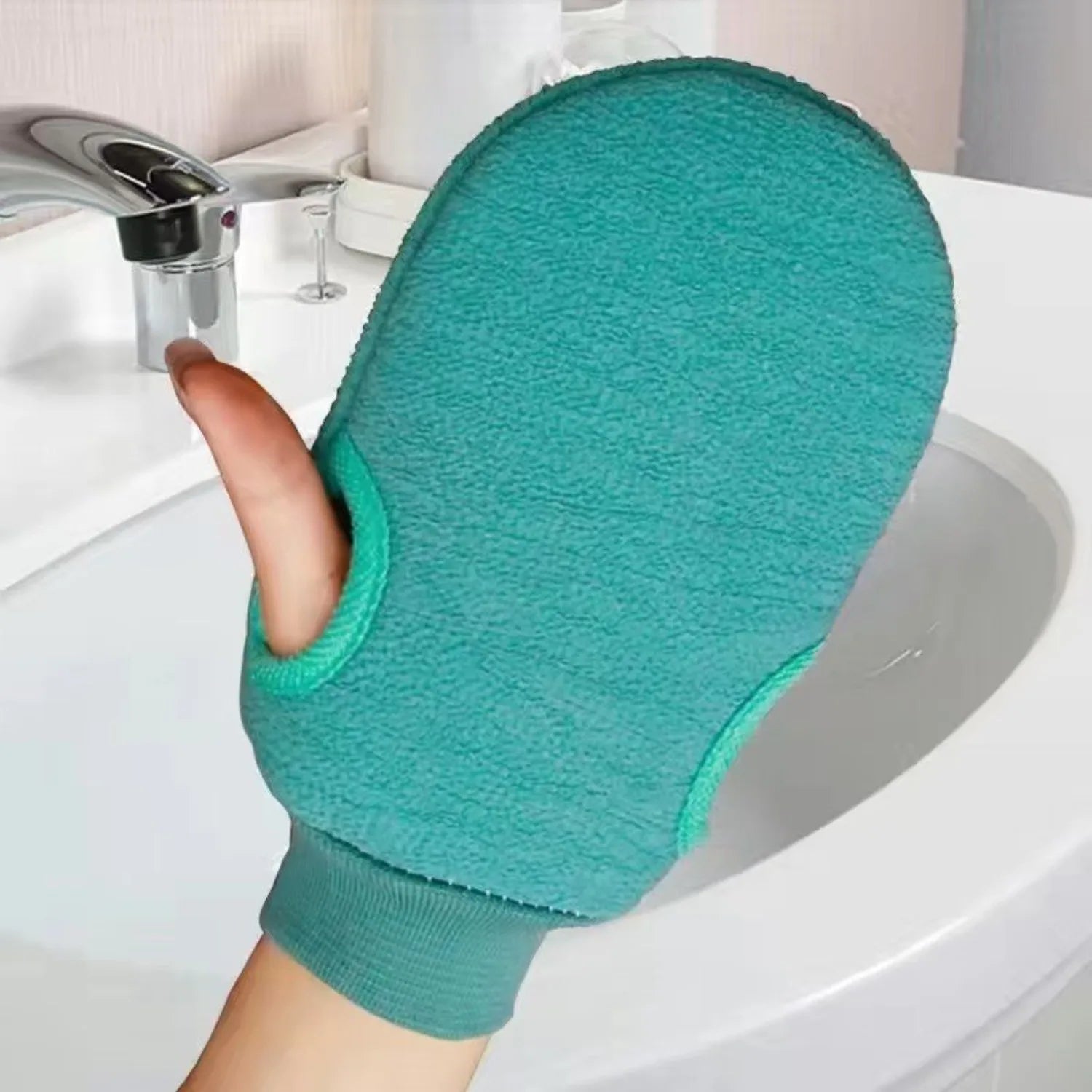 4pcs Bath for Peeling SPA Exfoliating Shower Brush Body Cleaning Scrub Mitt Rub Dead Skin Gloves Shower Towel Foam Body Massage Halalzen