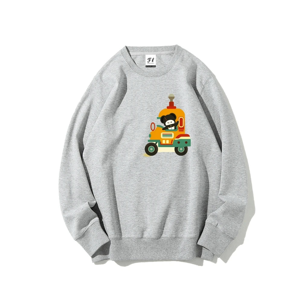 Women's Sweatshirts Hoodies Y2K Clothing With Toy Graphic Street Fashion Sweater Casual Loose Fit Unisex Winter Style