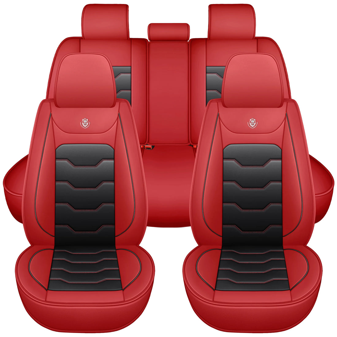 Full car 5-seat set car seat cover, suitable for Toyota Corolla 1997-2006, waterproof PU leather, full-surround protection desig