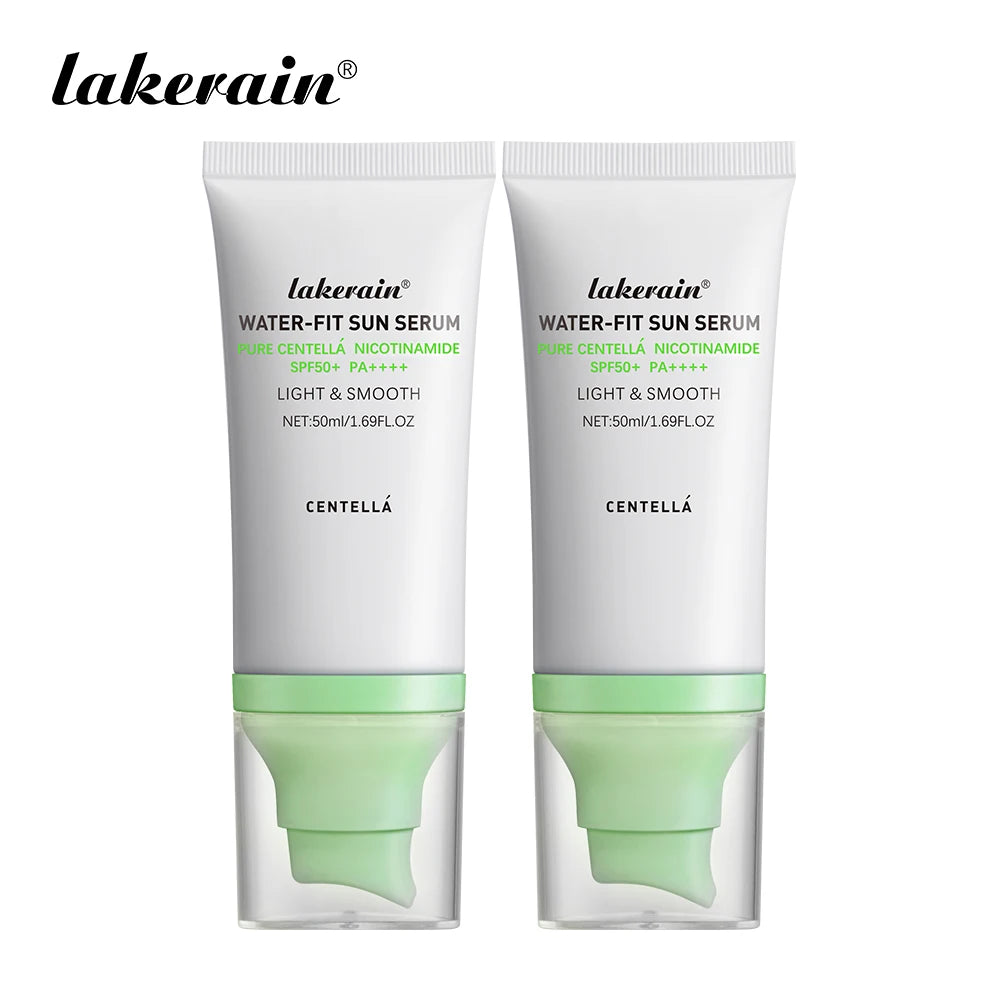Sunscreen SPF 50 Centella Asiatica No Sticky Refreshing Sunscreen 50ml Sunscreen Essence for Dry Oily Sensitive Skincare Halalzen
