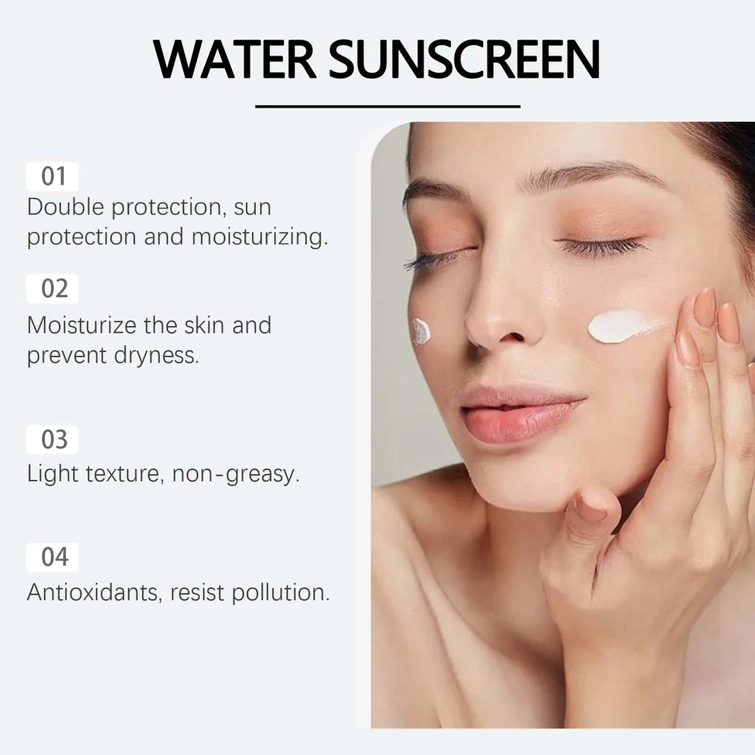 Sunscreen Cream Stick Spf 50+ Anti Oxidant UV Oil-Control Concealer Nourishing High Sun Protection Isolation Cream for Face Body Halalzen