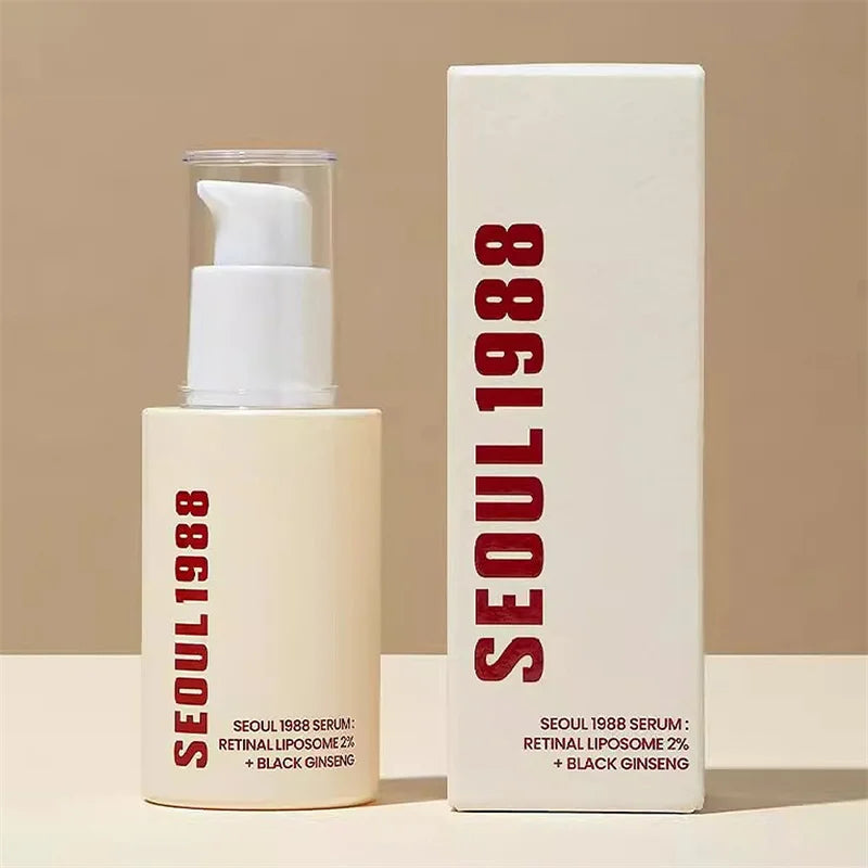 Soothing Moisturizing Improve Brightening Facial Snail Mucin Rice Cream 4% Retinol Serum Eye Cream Seoul 1988 Korea Skincare Set