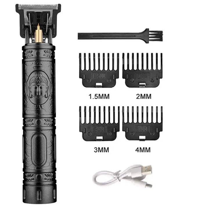 Electric Cutting Cordless Zero Gapped Trimmer Hair Clipper Professional Barber Shop Men's Haircut Machine for Beard Barbershop Halalzen