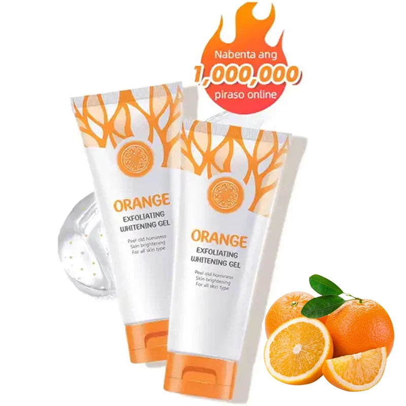 Orange Exfoliating Gel Dead Spot Remover Brighten Peeling Gentle Repair Scrub Whiten Hydrating Moisturizer Korean Skin Care 50g