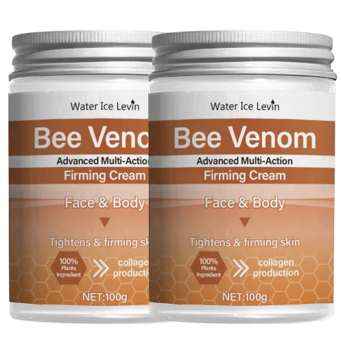 Bee Venom Firming Cream with Collagen & Botulinum Oligopeptide-1, Multi-Action Tightens, Moisturizes Face & Body Skin