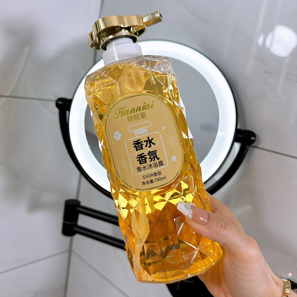 Fruit Flavored Bubble Fragrance Shower Gel Mango Skin Rejuvenation Moisturizing Body Bath Wash Oil Control Peach Long Lasting Halalzen