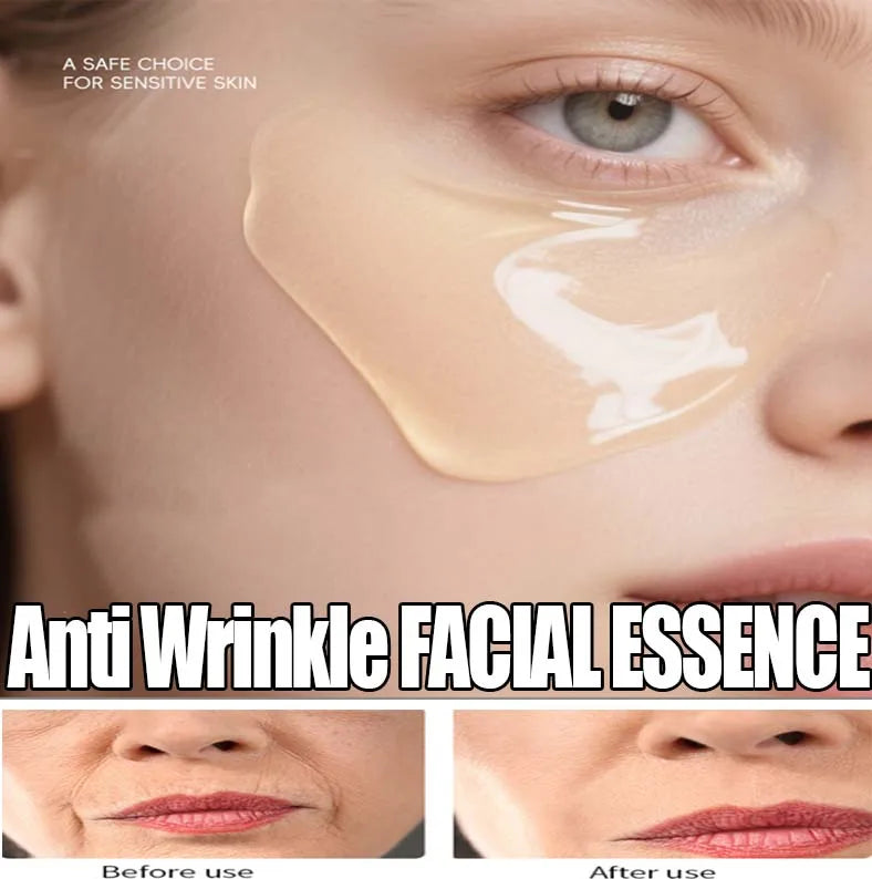 Collagen Pepide& Arginine Anti Wrinkle Facial Serum Moisturizing & Repairing Skin Fine Lines Eyes Crow's Feet Neck Wrinkles Halalzen
