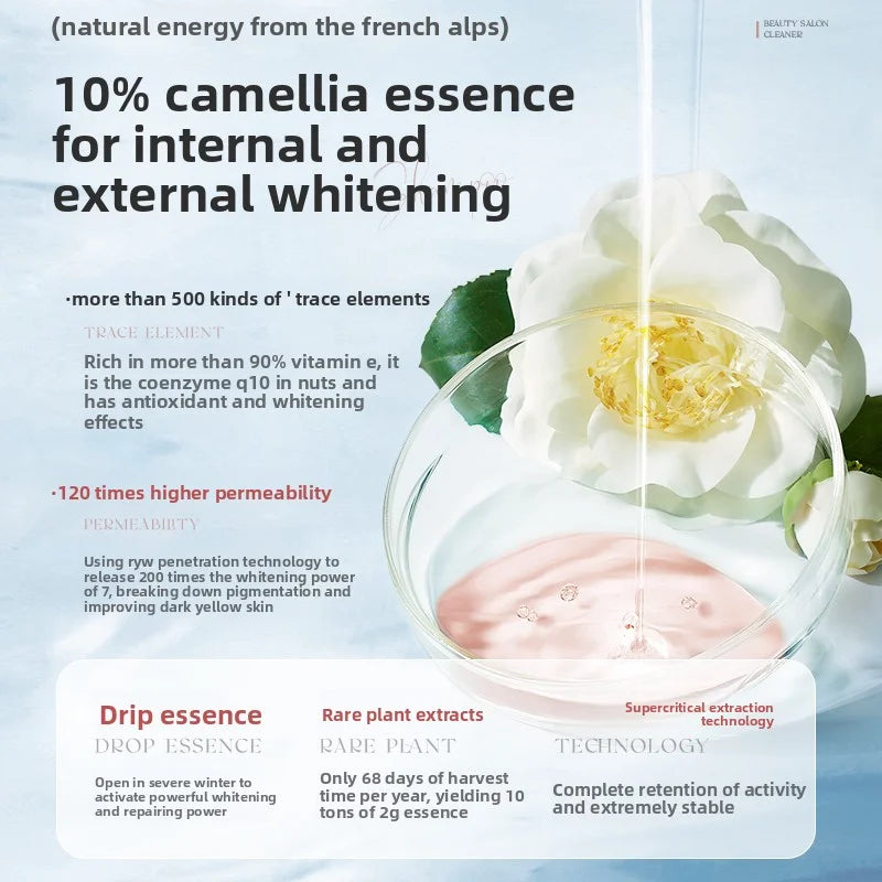 OHBT Camellia Shower Gel, 500ml Long Lasting Fragrance Deep Cleansing Body Wash, Moisturizing Refresh Amino Acid Exfoliate Halalzen