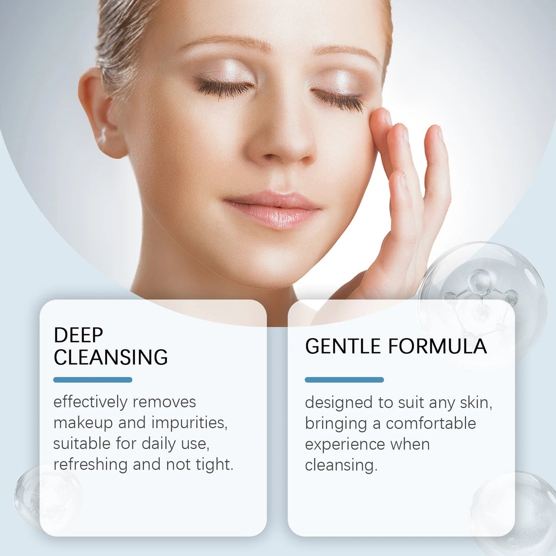 Hoygi 120ml Double Cleansing Gentle Makeup Remover for Face Eyes Soybean Oil Niacinamide No Residue Non Greasy Vegan Cleanser Halalzen