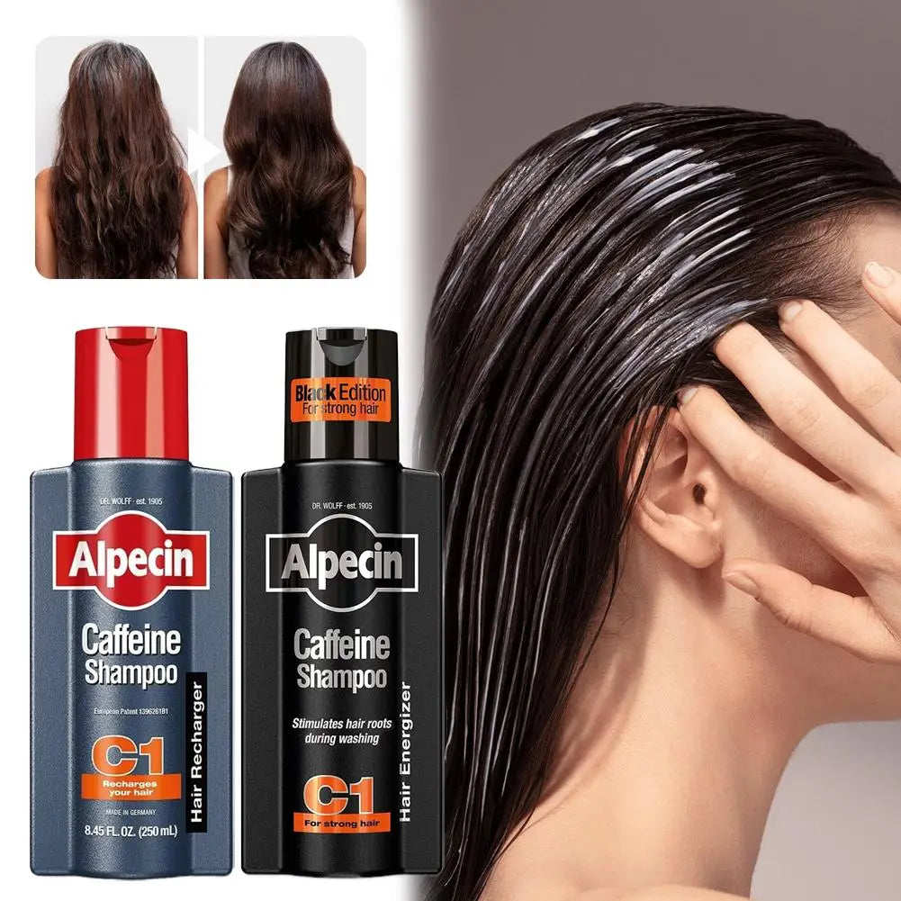 Germany Alpecin Anti Baldness Hair Shampoo Fluffy Smooth Hair Gently Soothe Scalp Oil Control Shampoo Scalp Care 250/500ml