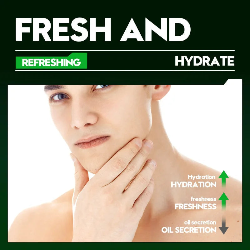 Deep Cleansing Facial Cleanser for Men Oil Control & Moisturizing Blackhead Removal & Pore Minimizer Acne Scar Care & Gentle Halalzen