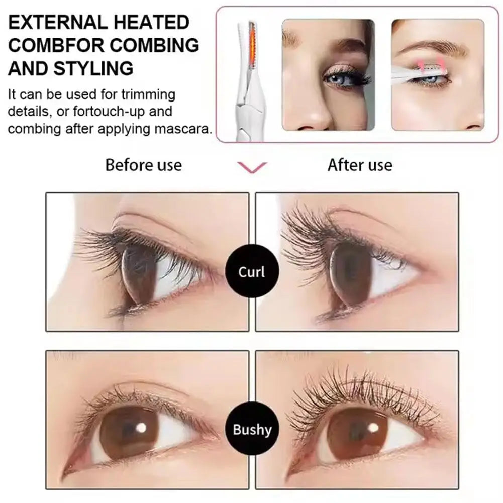 2026 HOT Electric Heated Eyelash Curler with 3 Temperature Modes Lash Lift Curler USB Rechargeable Beauty Tools yds