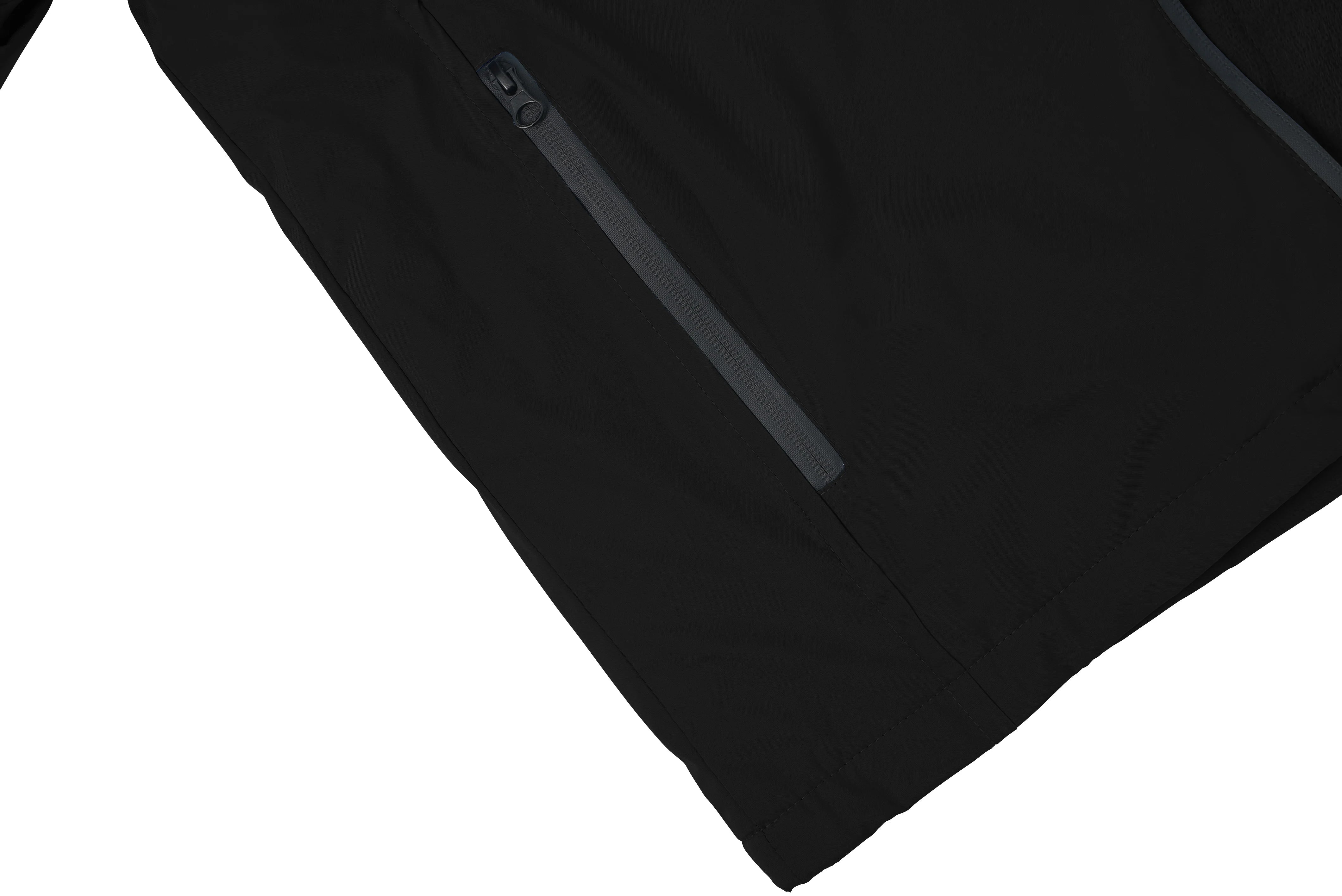 Men's casual hooded jacket, fashionable windbreaker with zipper pocket for winter wear