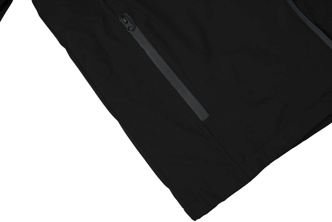 Men's casual hooded jacket, fashionable windbreaker with zipper pocket for winter wear