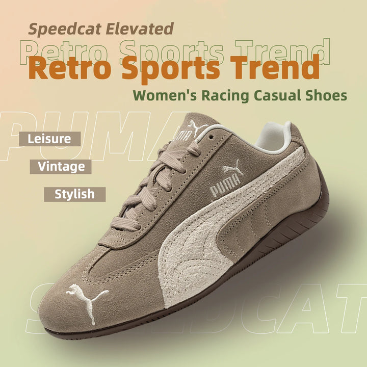 Puma Freizeitschuhe Damen Low-Top Sneaker Speed ​​Cat Elevated Wns Rennschuhe 403619-02