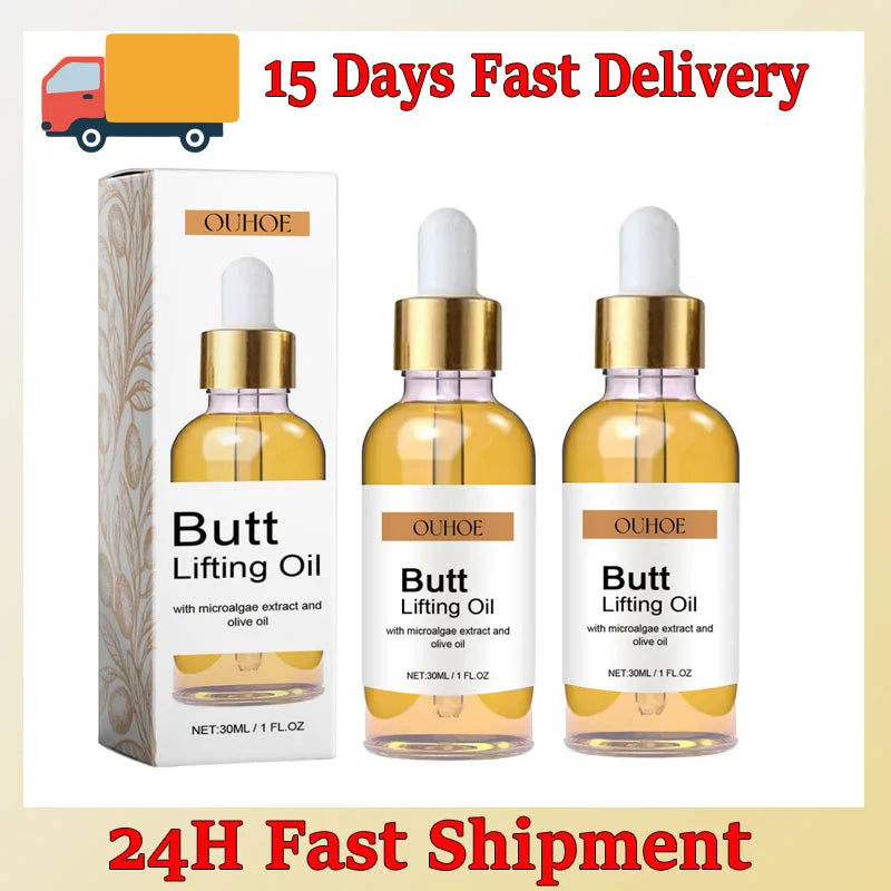 Buttock Enlargement Oil Hip Lifting Growth Firming Nourishing Moisturize Skin Tighten Pores Enhance Elasticity Body Massage Care