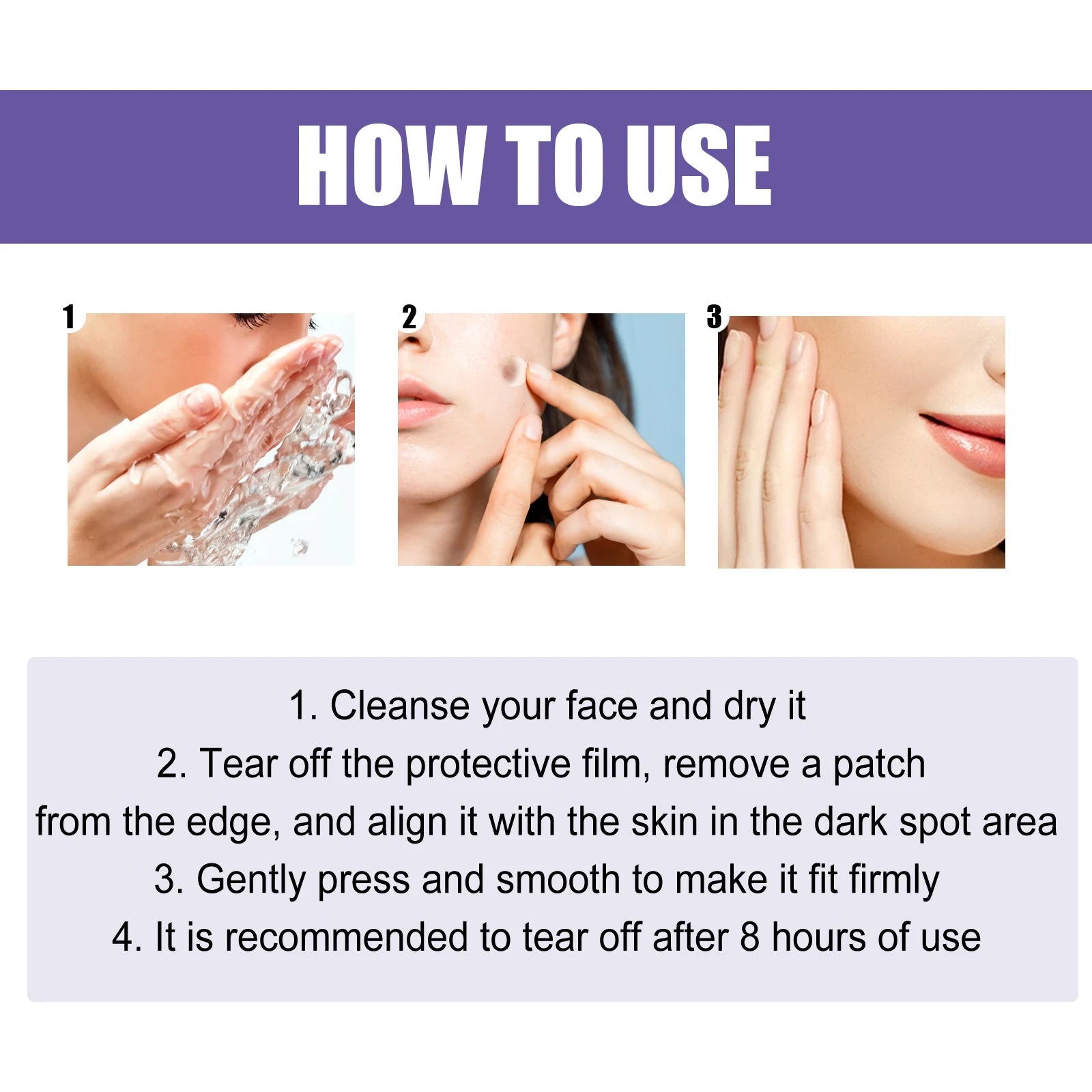 Spot-Removing Patches - For Lightening Facial Dark Spots, Chloasma, Pigmentation And Melanin; Moisturizing Skin. Spot Patches