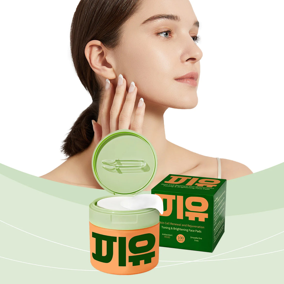 Centella Asiatica Facial Toner Pads Dark Spots Removal Anti Wrinkle Sensitive Skin Barrier Repair Snail Mucin Serum Cotton Pads