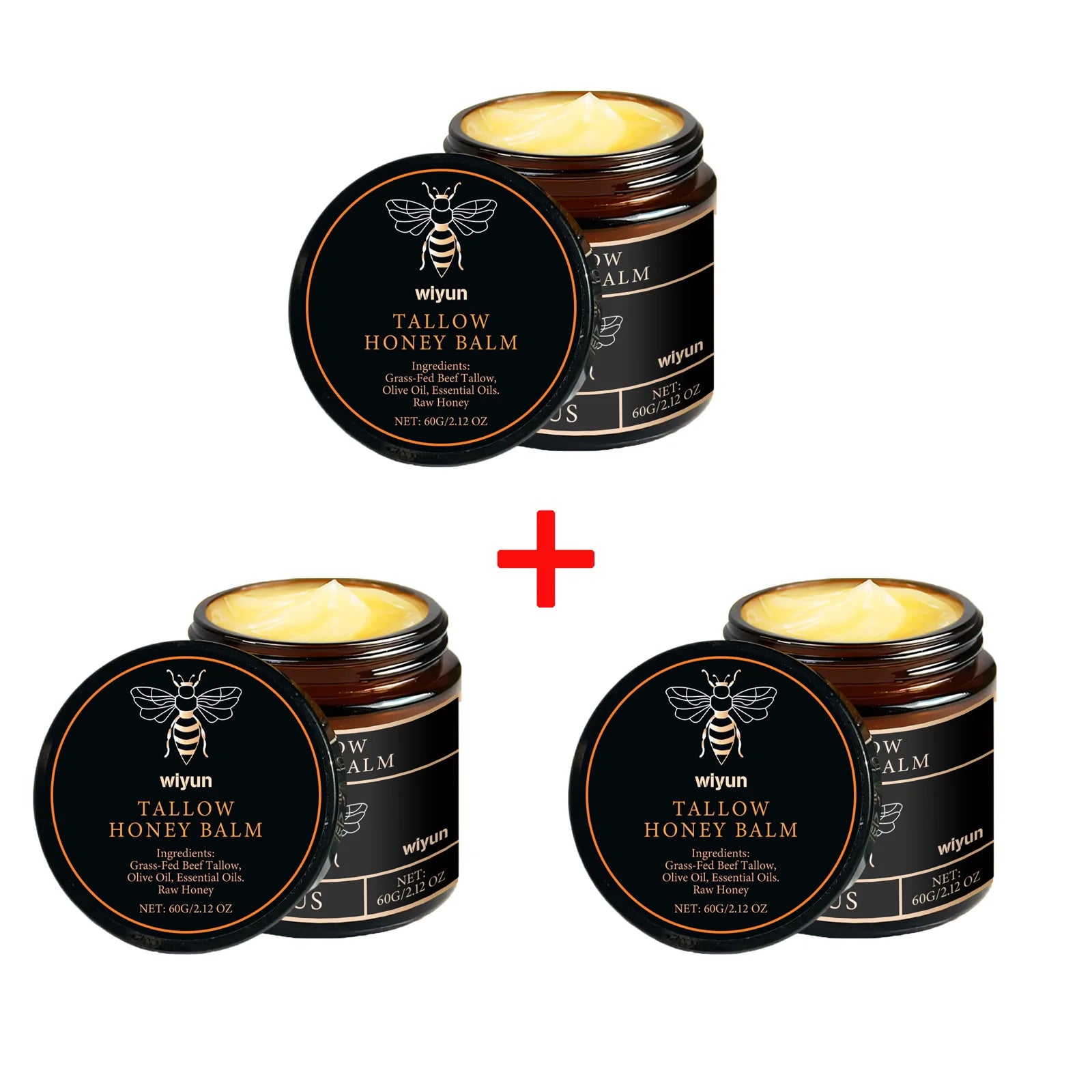 Beef Tallow Honey Cream Fade Dark Spots Remove Melanin Brightening Firming Non-Greasy Lasting Moisturizing Soothing Body Lotion
