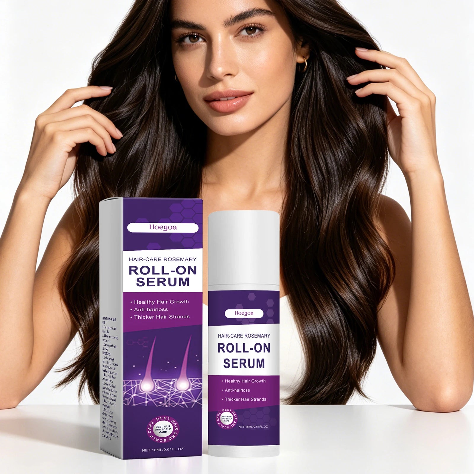 Hair Growth Serum Anti Hair Loss Strengthening Hair Roots Prevent Baldness Reduce Shedding Deep Moisturizing Nourish Hair Care