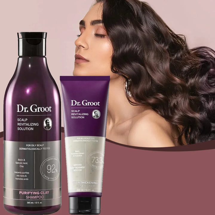 Dr.Groot Shampoo Conditioner Set Hair Loss Treatments Nourish Smoothing Thickening Scalp Hair Care Products
