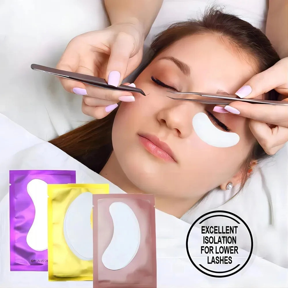50/500/1000pcs Gel Patches for Eyelashes Building Eyelash Extension Under Eye Pads Lash Stickers Tools Wholesale LAUKISS