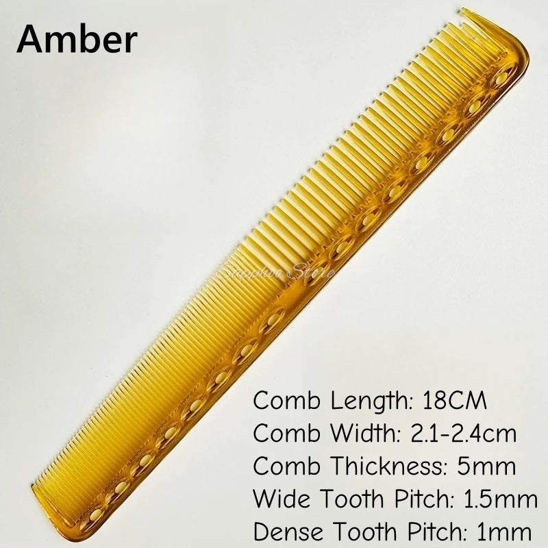 1PC 18cm Professional Hairdressing Haircut Comb Double Headed Anti Static High Temperature Resistance Salon Hair Styling Tools