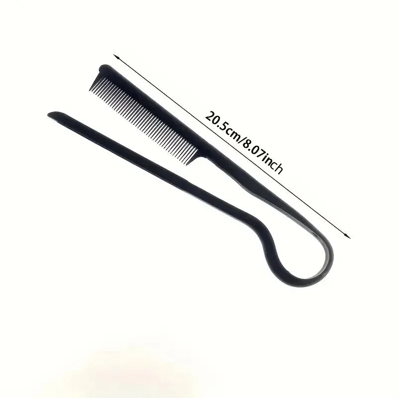 Comb Hairdressing V-Comb Messy Hair Finishing Straightening Splint Comb - Hair Styling Tool Clip special for  hair wigs Halalzen