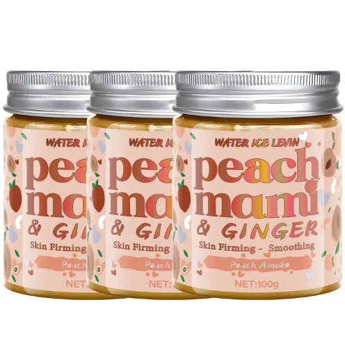 Peach Mami & Ginger Face & Body Cream: Light Texture, Firms/Smooths Skin, Daily Use for Elastic, Nourished & Protected Skin