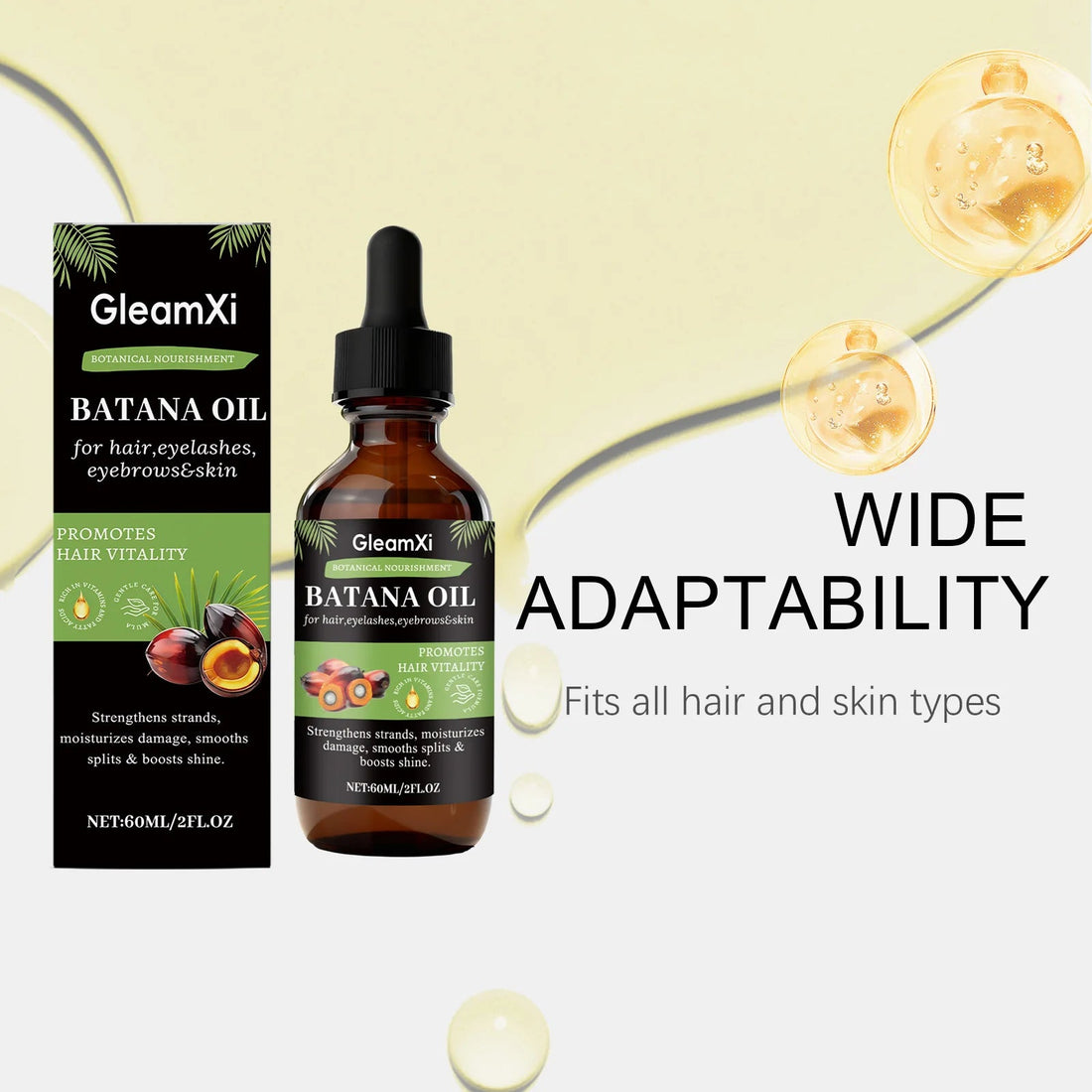 Batana Hair Care Essential Oil Dry Damaged Hair Adds Shine Frizz Control Strengthening Moisturizing Treatment  Scalp Care Oil Halalzen