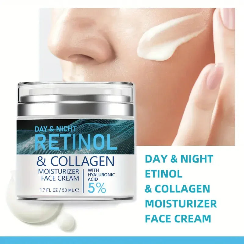 ENVISHA Retinol Collagen Cream Face Skin Care Anti-aging Wrinkle Deep Hydration Moisturizing Skin Health Whitening Exfoliation Halalzen