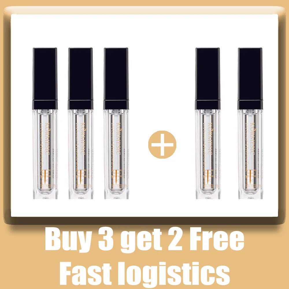 2 in 1 Eyebrow and Eyelash Growth Serum 7 Days Natural Eyelash Enhancer Longer Thicker Lengthening Curling Eyelashes Makeup*2026