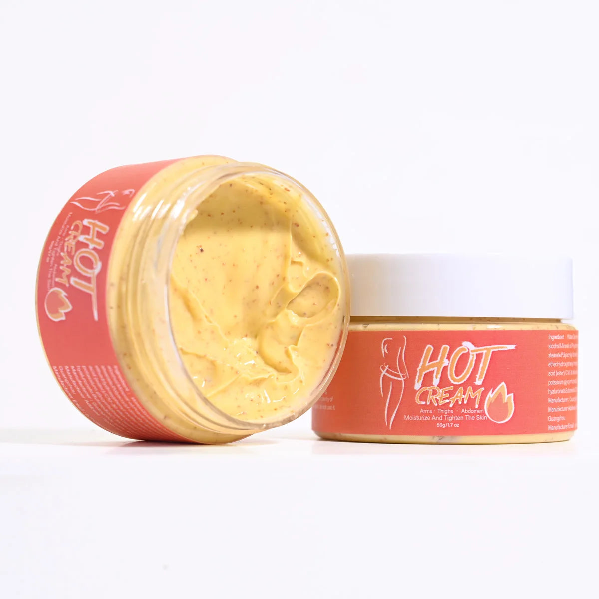50g Ginger Oil Plant Fragrance Full Body Massage Nourishing Meridians Heating The Body With Frosted Particles