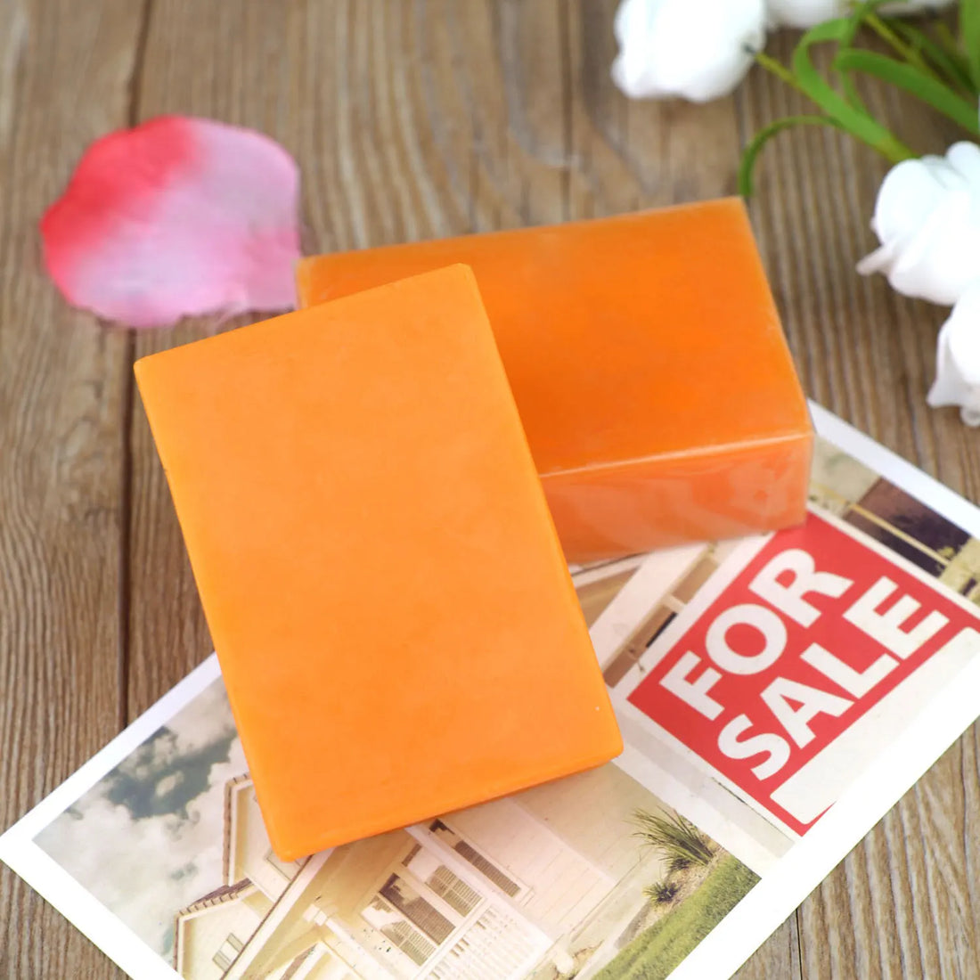 Kojic Acid Soap 6 Pack Brightening and Deep-Cleansing Purifying Face Body Bar Evens Skin Tone Smooths Moisturizes Dull Skin 65g Each