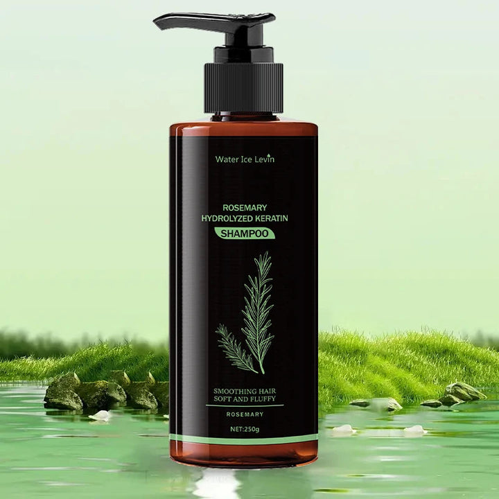 Rosemary Keratin Shampoo - Fresh and Non-Greasy, Rich in Rosemary Extracts and Amino Acids, Healthy Hair, Enlarged Volume, Care for Every Hair Halalzen