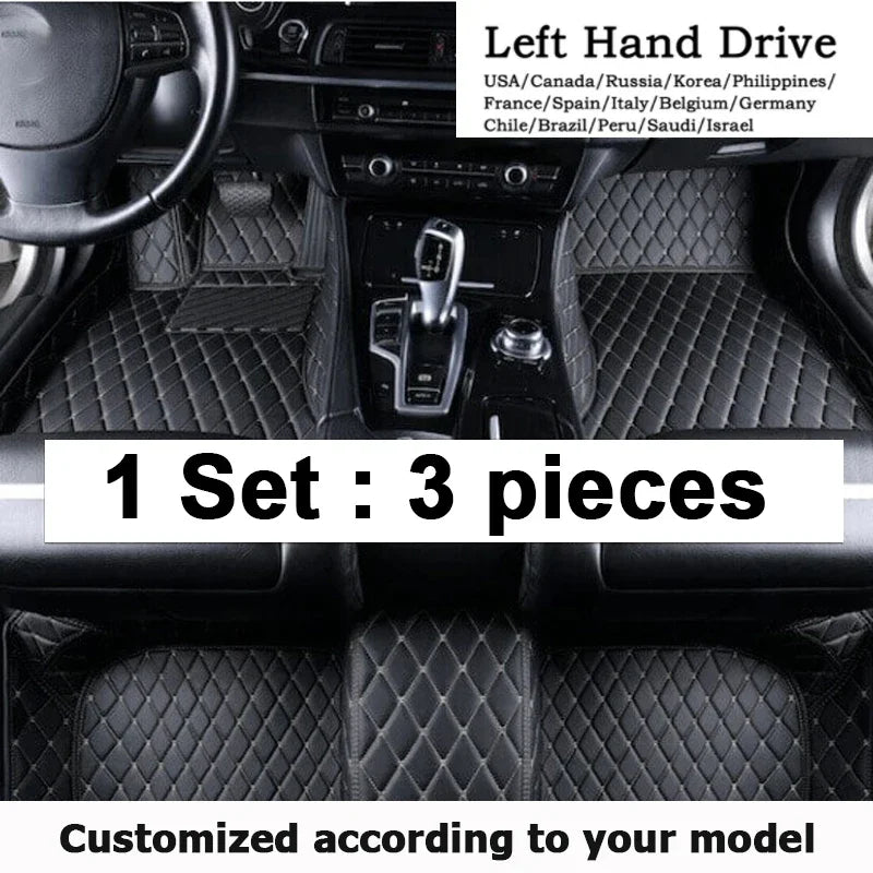 For Subaru Forester 2006-2022 Car Leather Floor Mats Auto Interiors Covers Carpets Accessories Foot Pads Waterproof Rugs