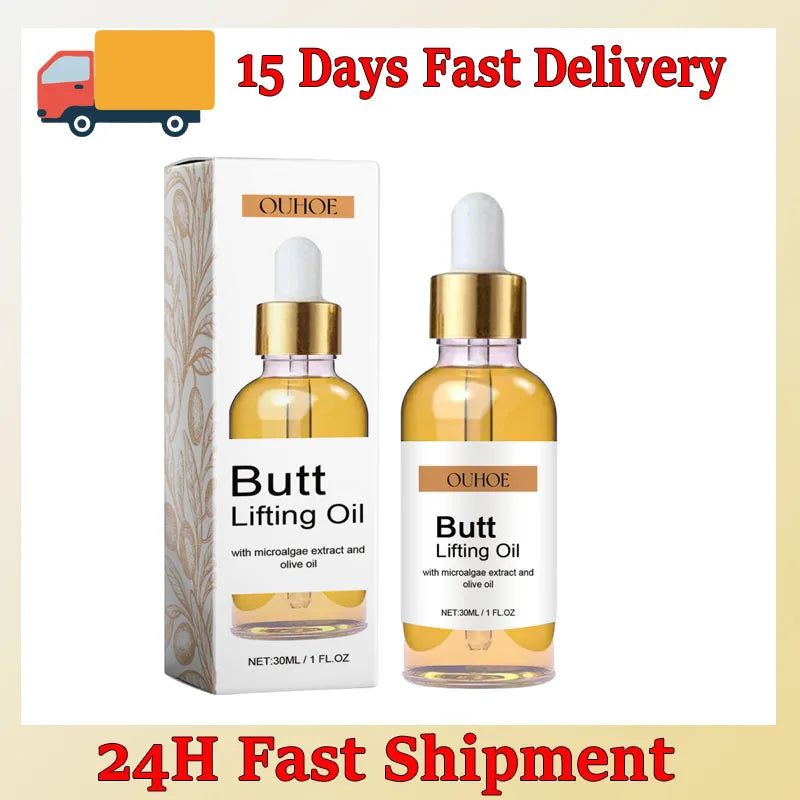 Buttock Enlargement Oil Hip Lifting Growth Firming Nourishing Moisturize Skin Tighten Pores Enhance Elasticity Body Massage Care
