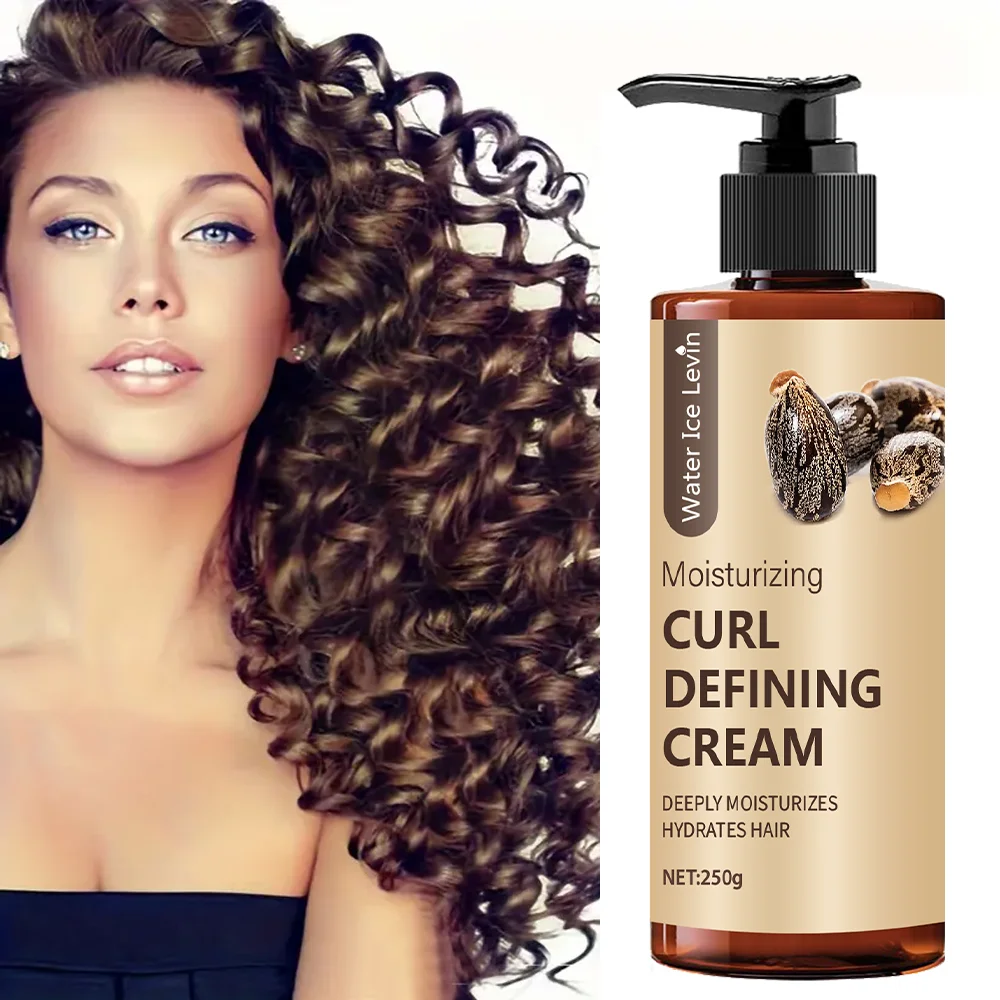 Black Perm, Latin Curls, Braids, Curly Hair Styling Cream, Natural Fluffy and Long-Lasting Style for Hair, Moisturizing and Moisturizing, Suitable for Wavy and Curly Hair, Protecting Hair Halalzen