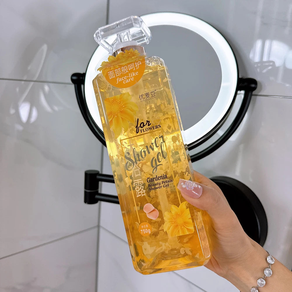 Fruit Flavored Bubble Fragrance Shower Gel Mango Skin Rejuvenation Moisturizing Body Bath Wash Oil Control Peach Long Lasting Halalzen