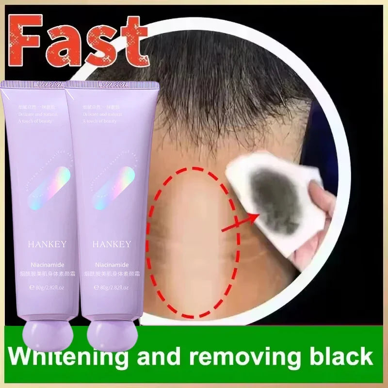 Remove Melanin Nicotinamide Brightening Cream For Dark Skin Effective Lighten Thigh Inner Bleach Private Parts Brighten 80g