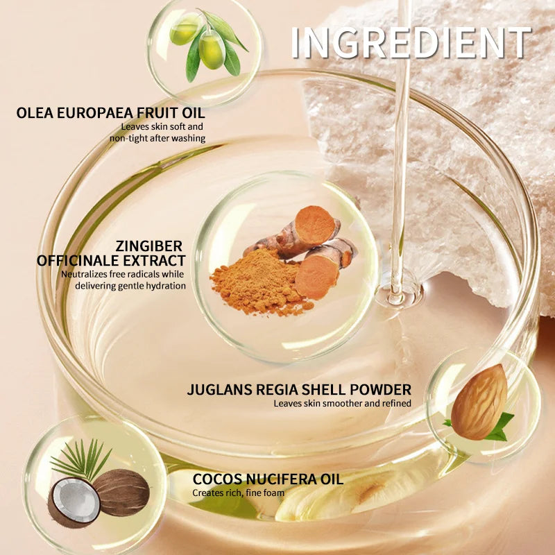 Lemon Turmeric Kojic Acid Soap 100g Brightening Skin Care Natural Whitening Beauty Bar for Facial Cleaning And Body Hygiene Halalzen