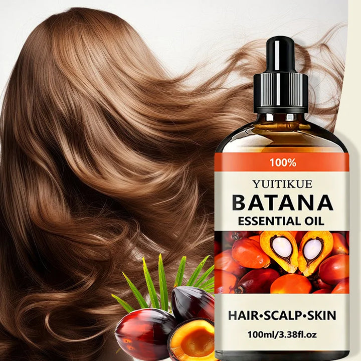 Natural Organic Batana Hair Oil Deep Nourishing And Strengthening Formula for Promoting Healthy Shiny Hair Growth