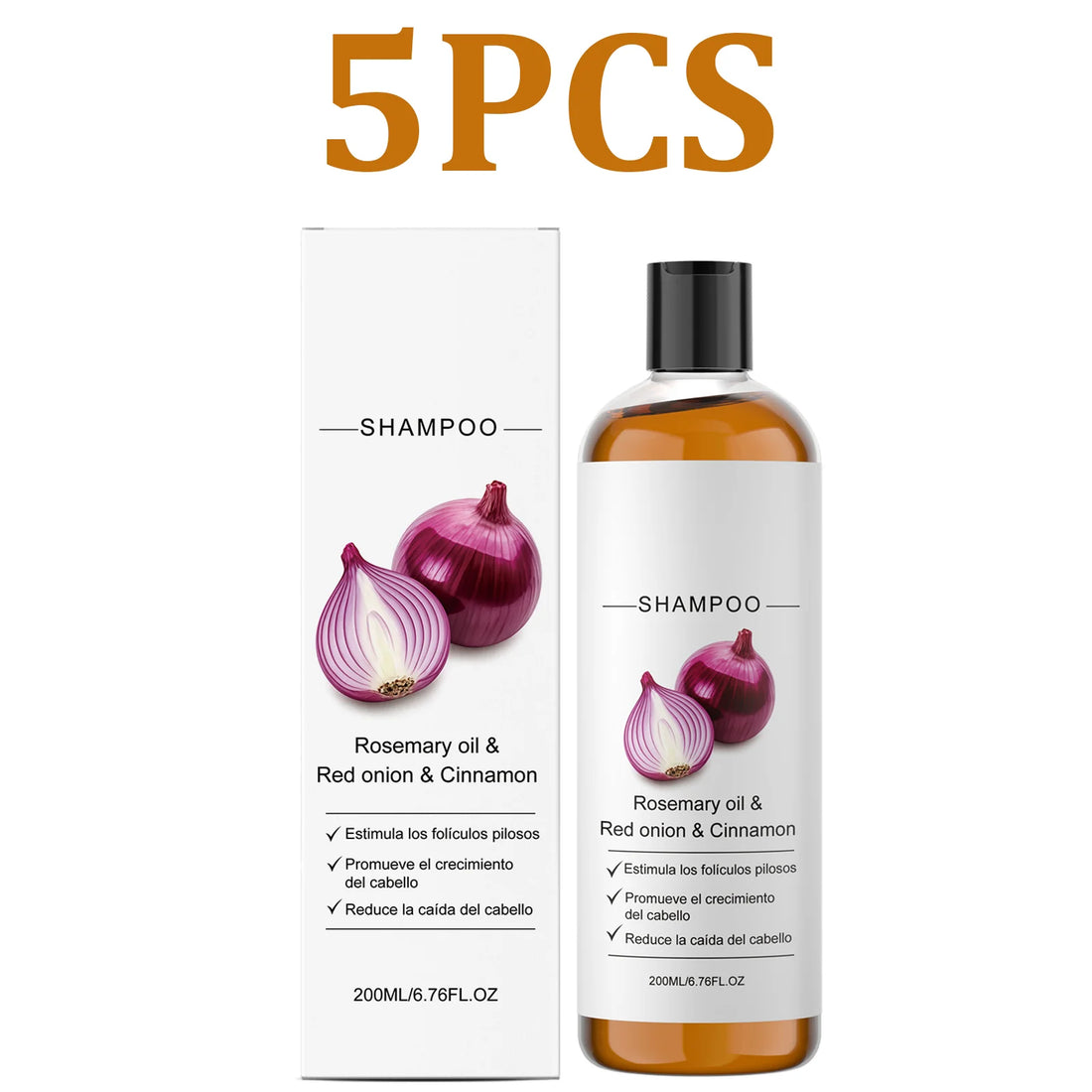 Rosemary Red Onion Shampoo Anti Hair Loss Scalp Care Hair Strengthening Volumizing Shampoo Lightweight Moisturizing Cleansing