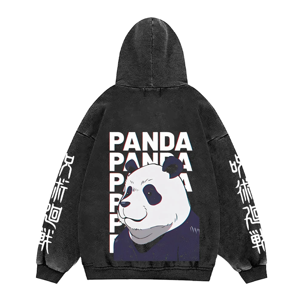 Jujutsu Kaisen Anime Hoodies Men Women 100%Cotton Toji Gothic Manga Sweatshirts Vintage Casual Pullover Fashion Streetwear Daily