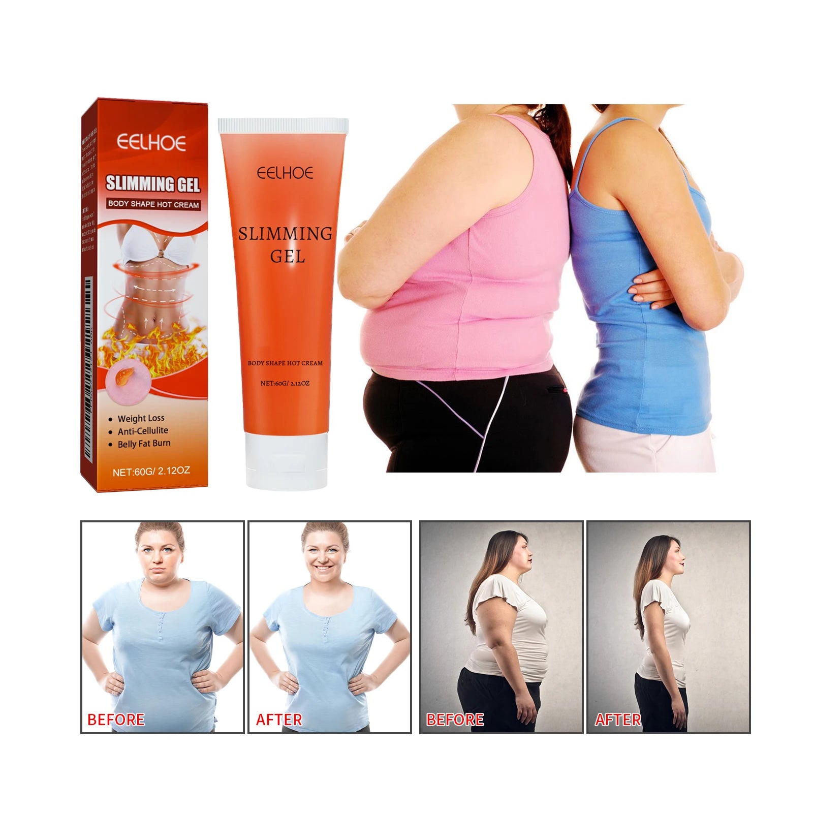 Body Light Gel - Gently care for the skin, enhance curves, improve posture, daily application gel