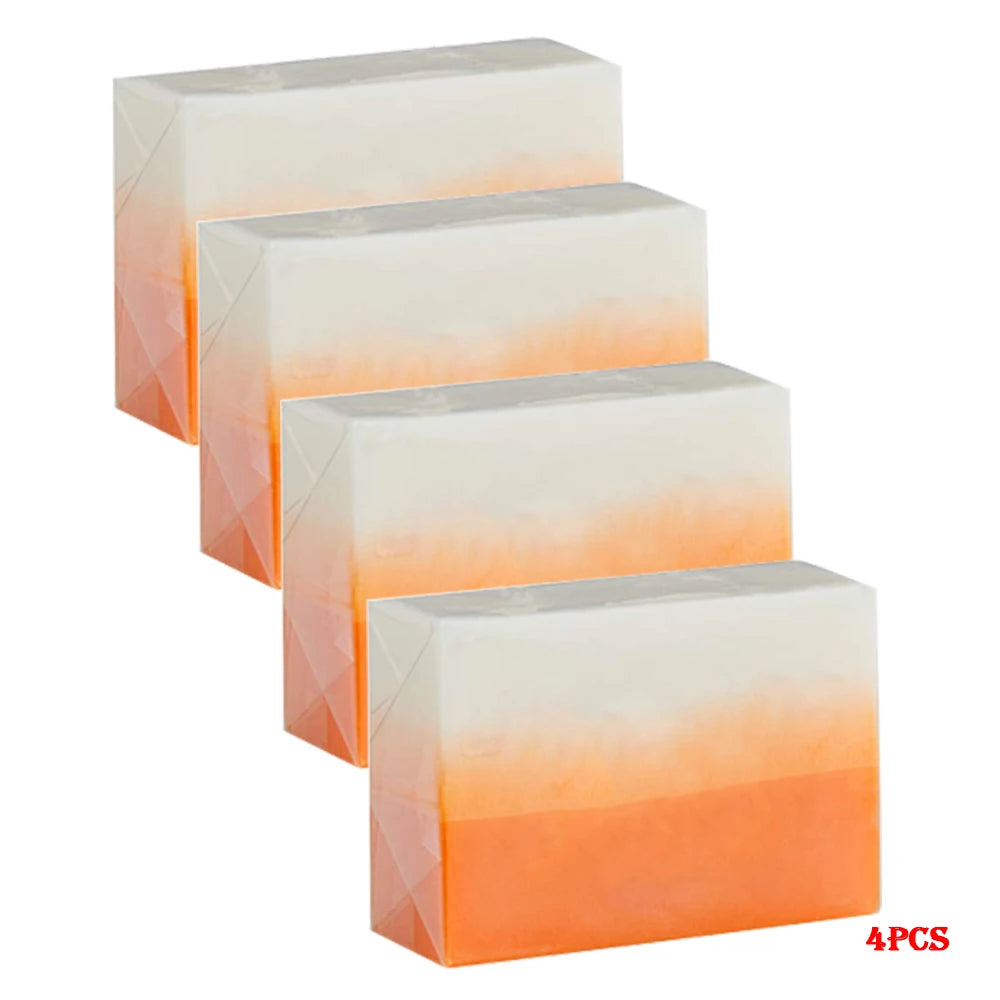 1/2/4/6Pcs 100gKojic Acid  Whitening Soap, Glutathione Skin Lightening, Anti-aging & Moisturizing Handmade Soap for Face & Body