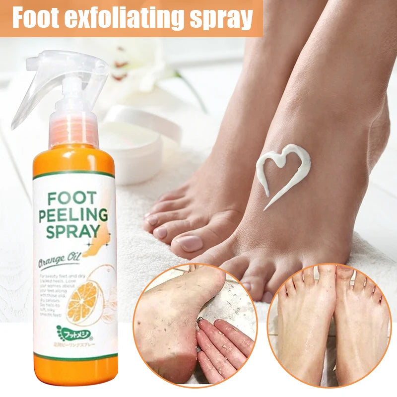 110ML Foot Cuticle Remove Dead Foot Exfoliator Softener Remove Dead Skin and Calluses Foot Mask Pedicure Nail Enhancer Halalzen