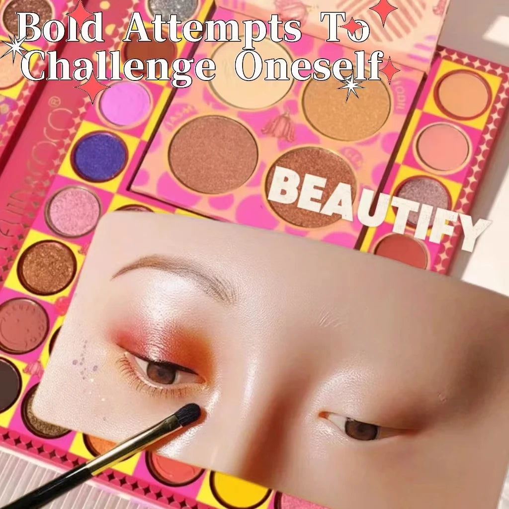 1pcs Reusable 5D Cosmetic Makeup Practice Mask Board Pad Skin Eye Face Solution Makeup Mannequin Silicone for Training Supplies