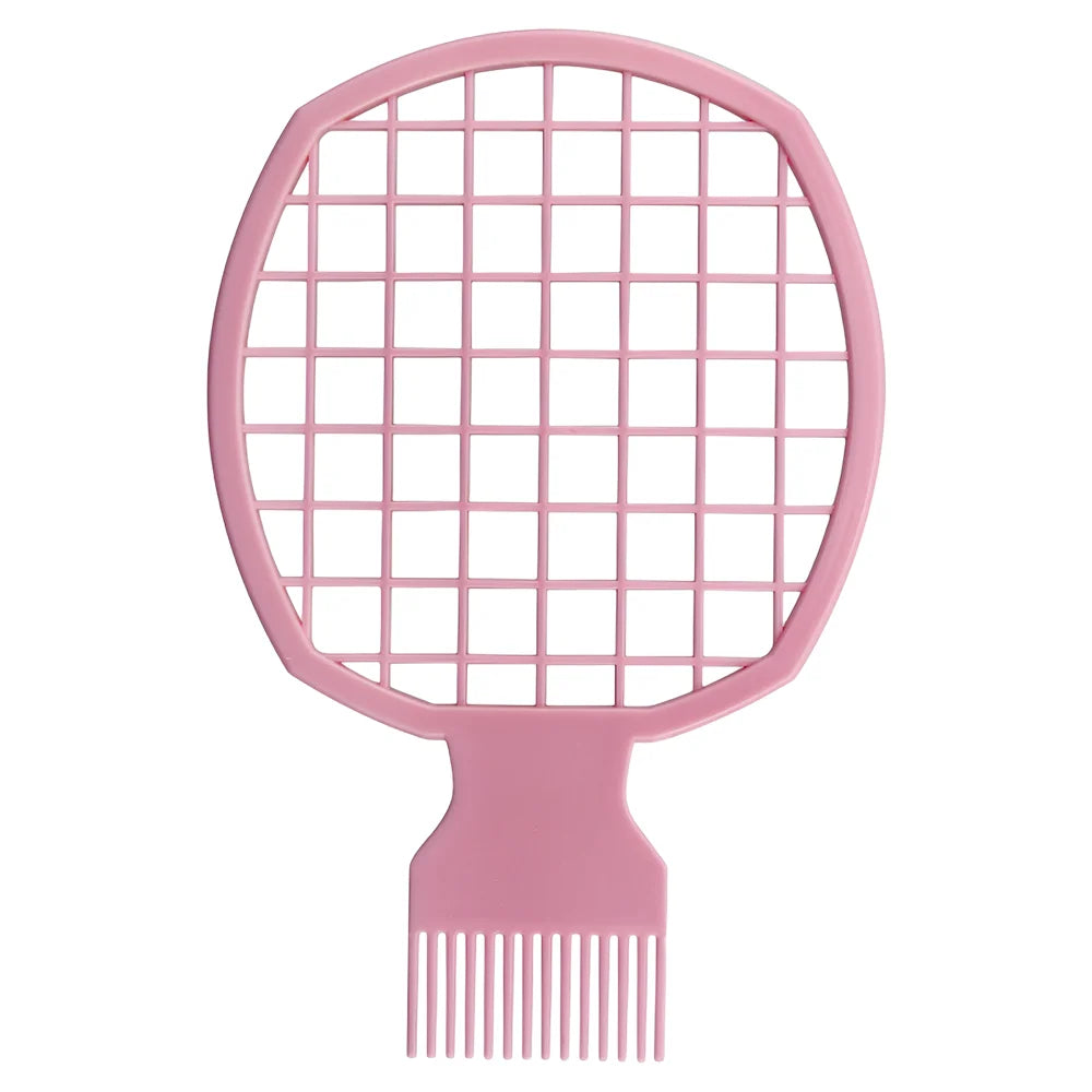 Durable Plastic Hair Pick with Detachable Head, Barber Styling Comb for Afro Curly Hair, Easy Grip Tool for Men Women